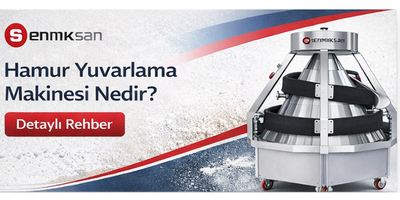 Şenmaksan hamur yuvarlama makinesi